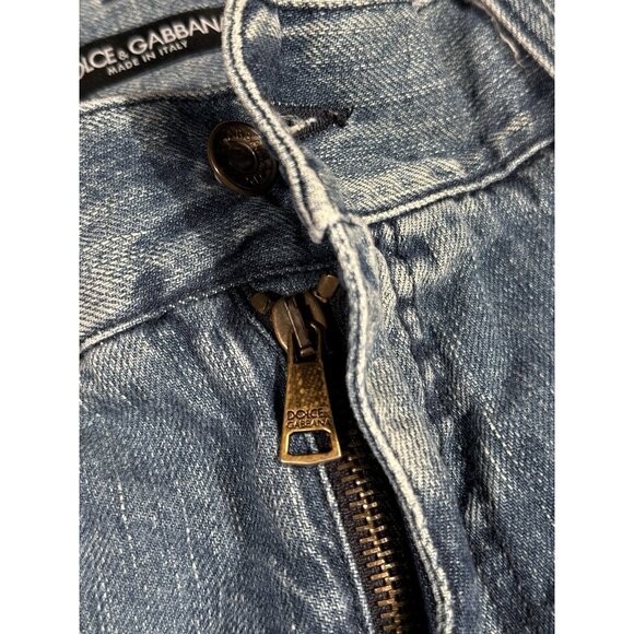 Vintage D&G Dolce Gabbana Jeans Made in Italy Men's Size L / 100% Cotton - Picture 5 of 9
